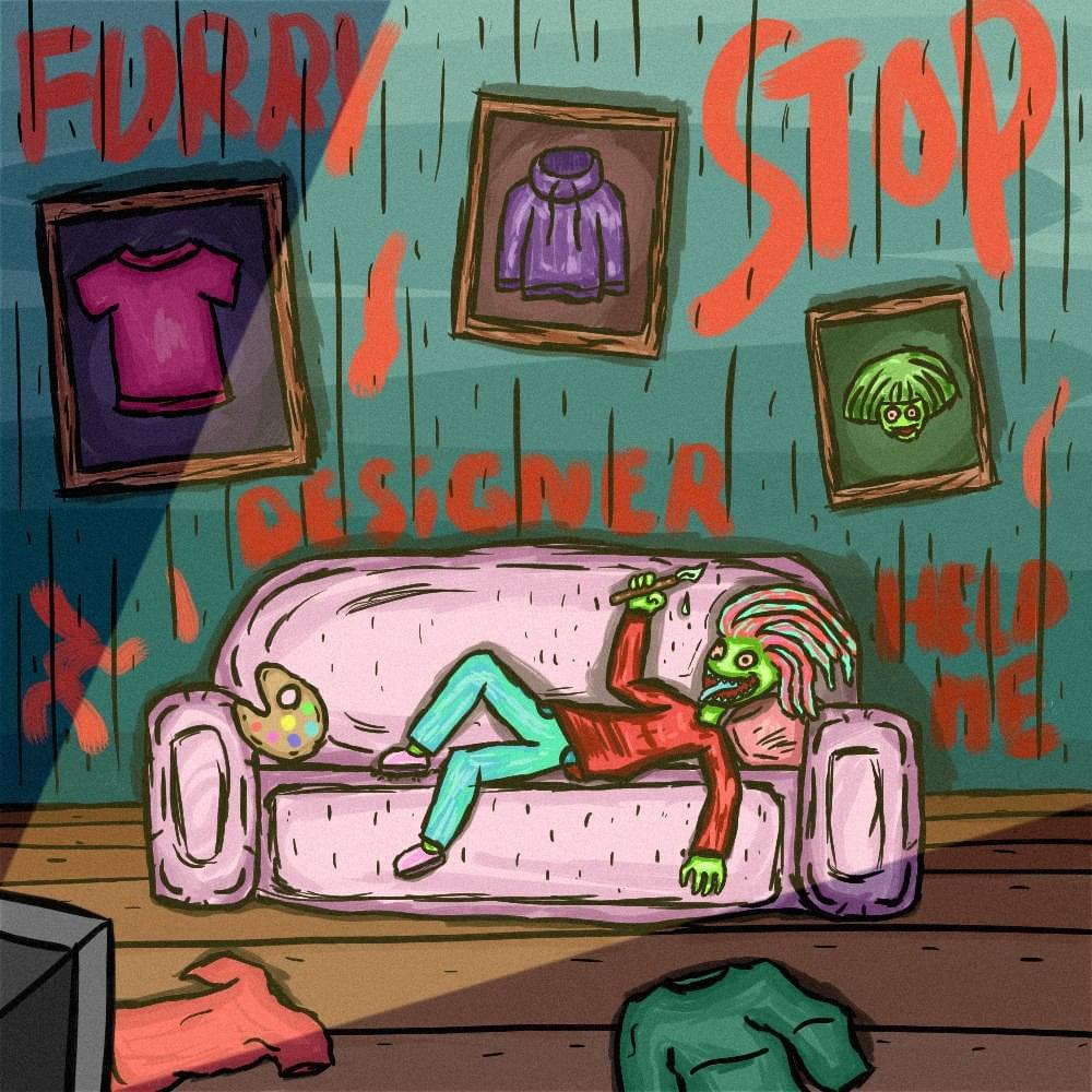 Album cover art for "Дизайнер (Designer)" by FURRY