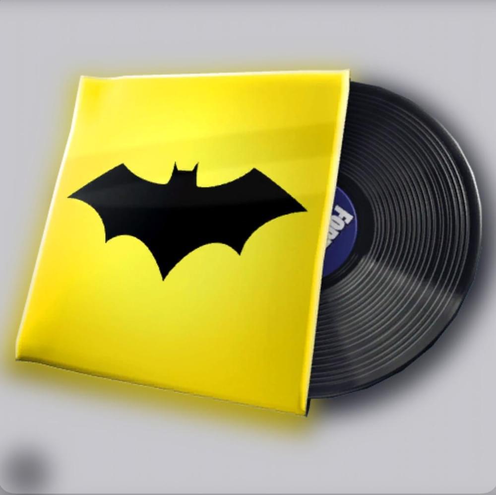Album cover art for "Caped Crusader" by Fortnite