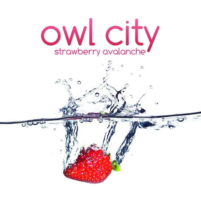 Album cover art for "Strawberry Avalanche" by Owl City