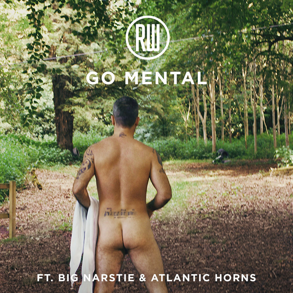 Album cover art for "Go Mental" by Robbie Williams & Andrea Grant & Atlantic Horns & Big Narstie