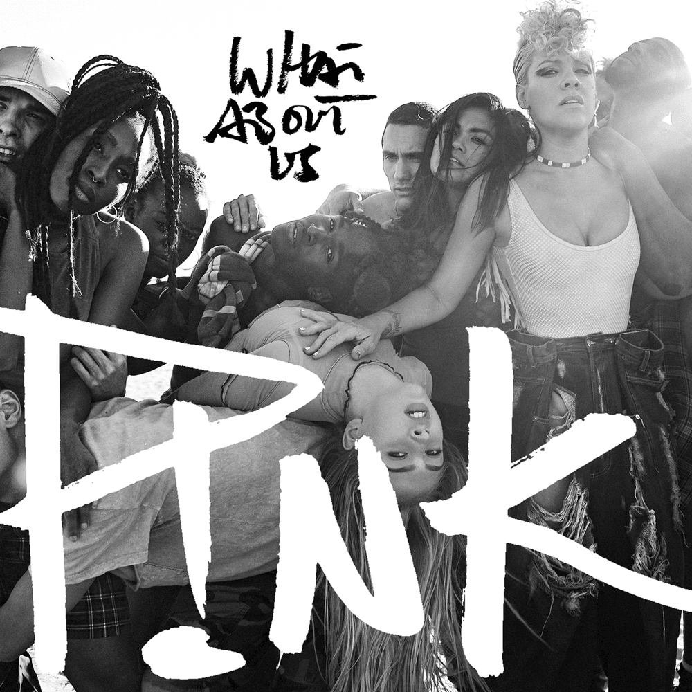 Album cover art for "What About Us" by Bravo Hits