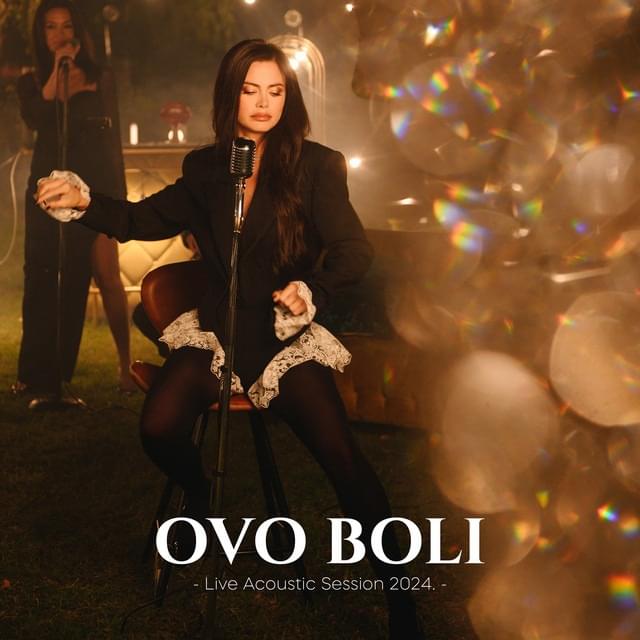 Album cover art for "Ovo boli (Live Acoustic Session 2024)" by Milica Pavlović