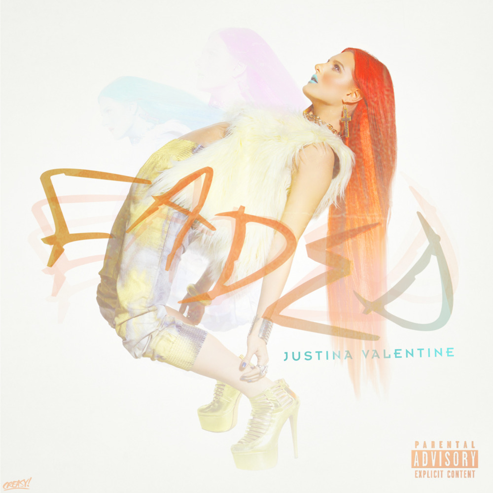 Album cover art for "Faded" by Justina Valentine