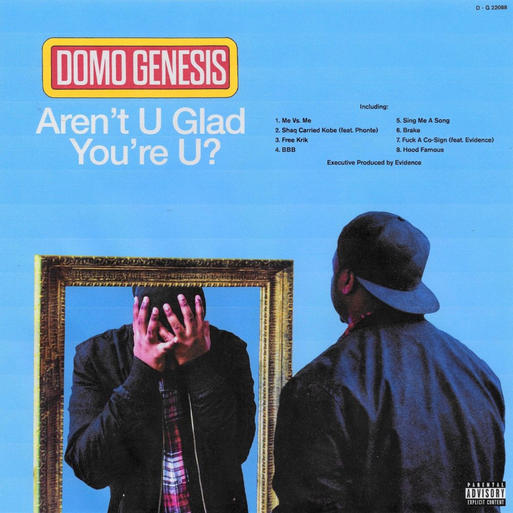 Album cover art for "Me Vs. Me" by Domo Genesis