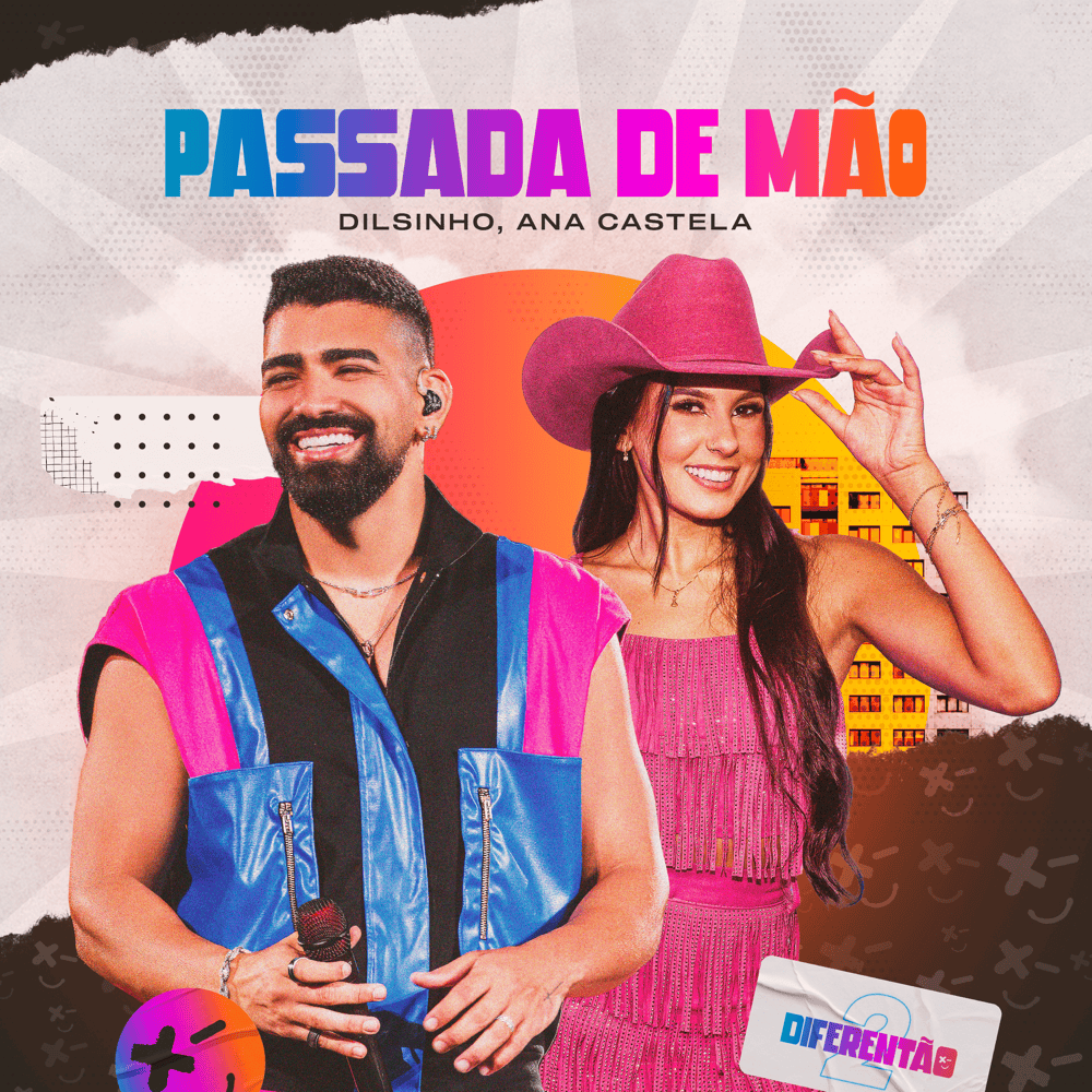 Album cover art for "Passada de Mão (Ao Vivo)" by Dilsinho
