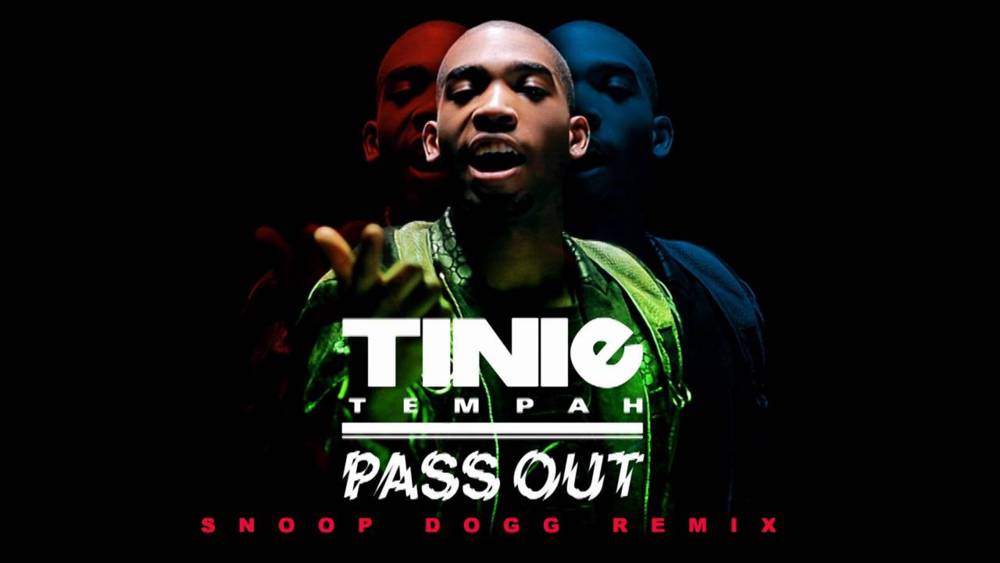 Album cover art for "Pass Out (Snoop Dogg Remix)" by Tinie Tempah & Snoop Dogg