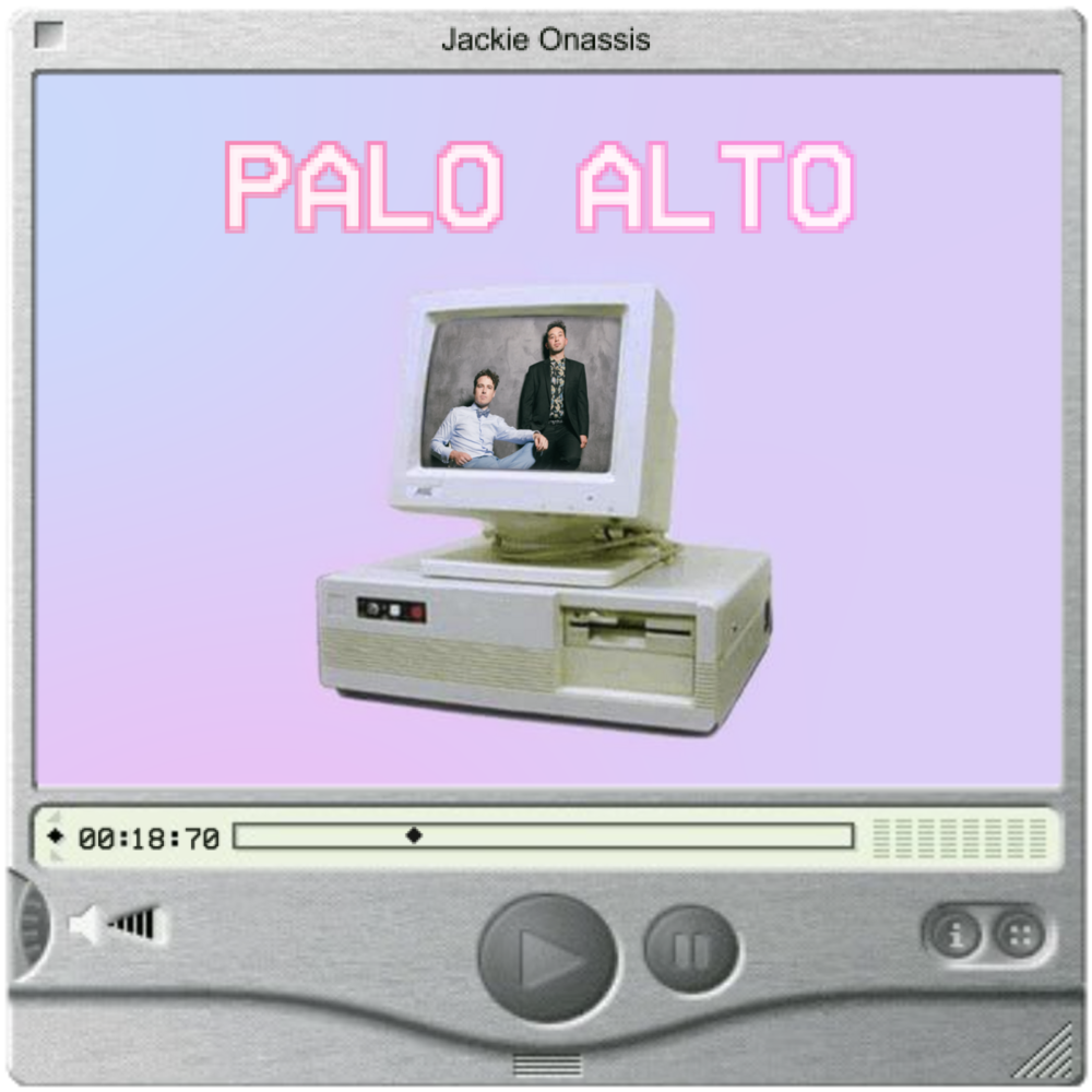 Album cover art for "Palo Alto" by Jackie Onassis