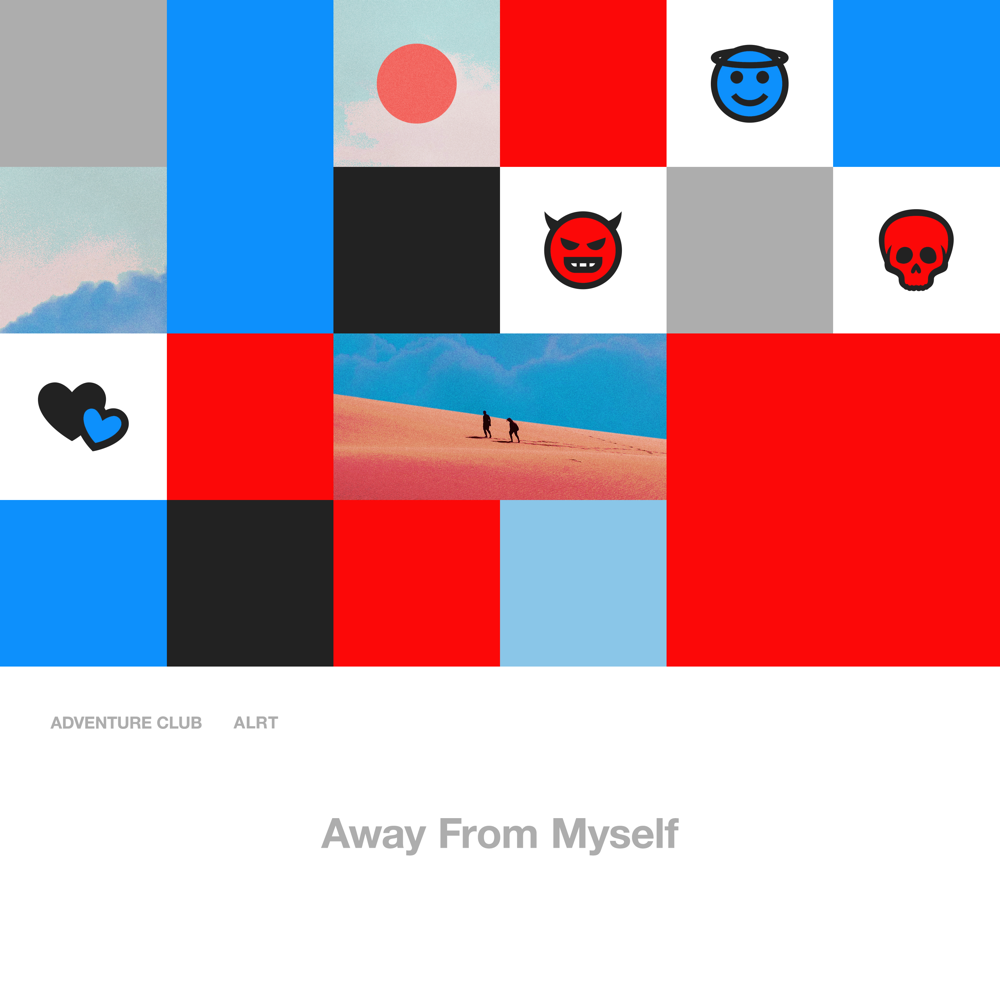 Album cover art for "Away from Myself" by Adventure Club