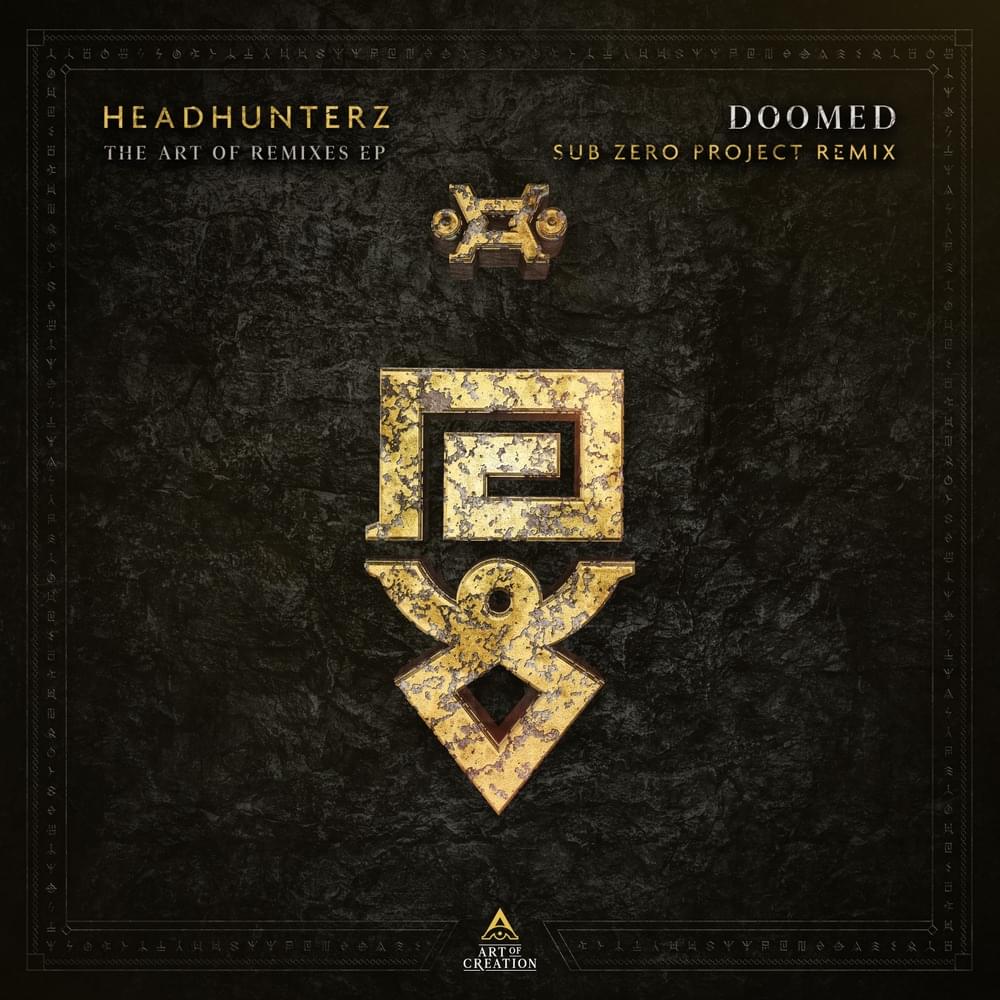 Album cover art for "Doomed (Sub Zero Project Remix)" by Headhunterz