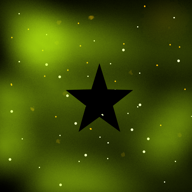 Album cover art for "Blackstar*" by OCTOBERSFULLMOON