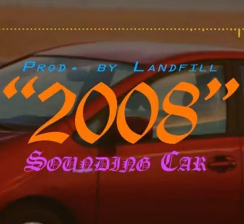 Album cover art for "Two Thousand Eight Soundin Car" by Landfill