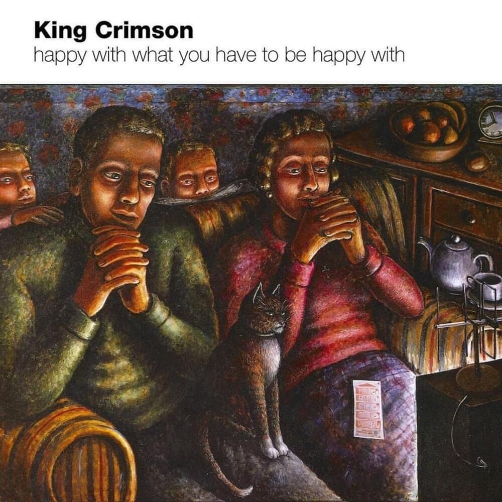 Album cover art for "Einstein’s Relatives" by King Crimson