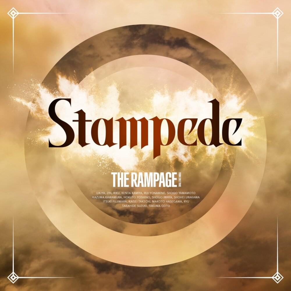 Album cover art for "Stampede" by THE RAMPAGE from EXILE TRIBE
