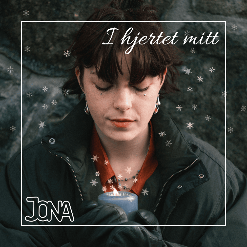 Album cover art for "I hjertet mitt" by JONA (NOR)