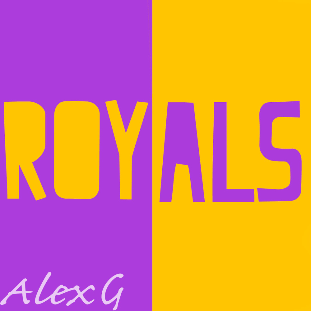 Album cover art for "Royals" by Alex Blue