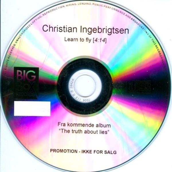Album cover art for "Learn To Fly" by Christian Ingebrigtsen