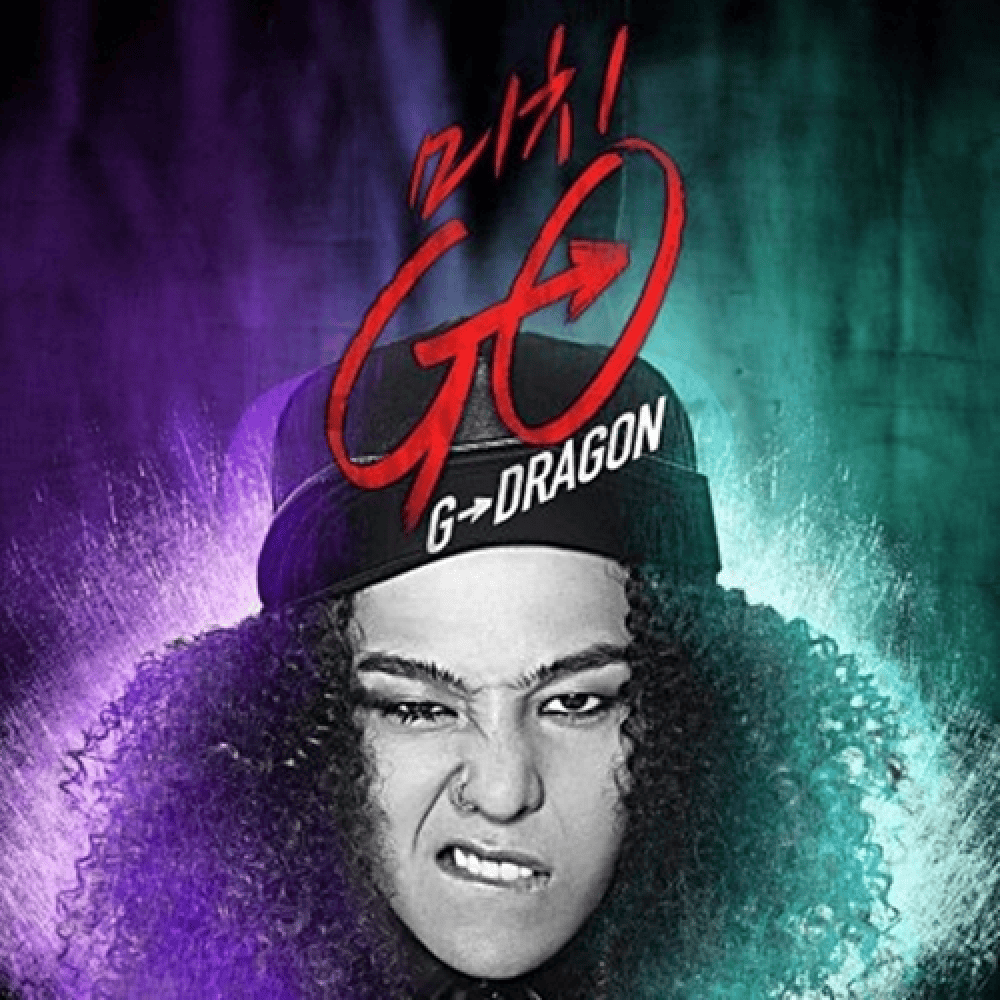 Album cover art for "미치GO" by G-DRAGON (지드래곤)