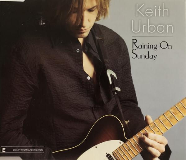 Album cover art for "Raining On Sunday" by Keith Urban