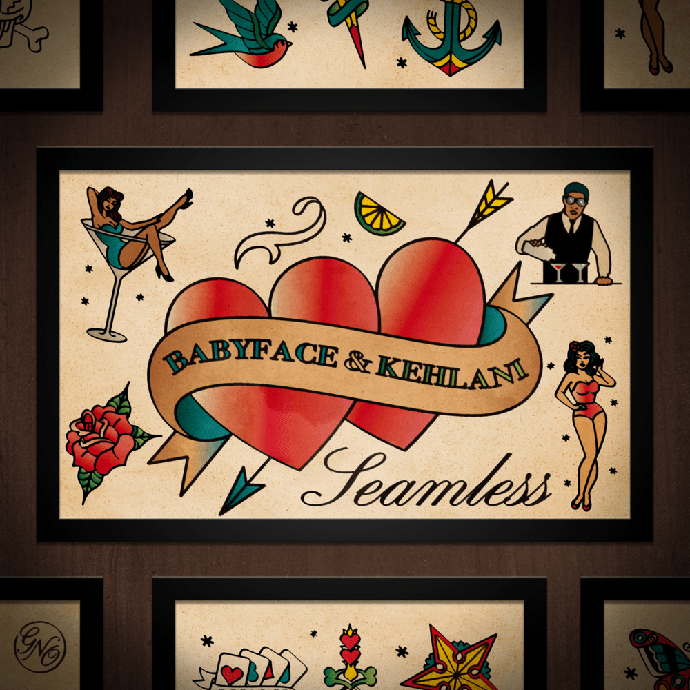 Album cover art for "Seamless" by Babyface & Kehlani