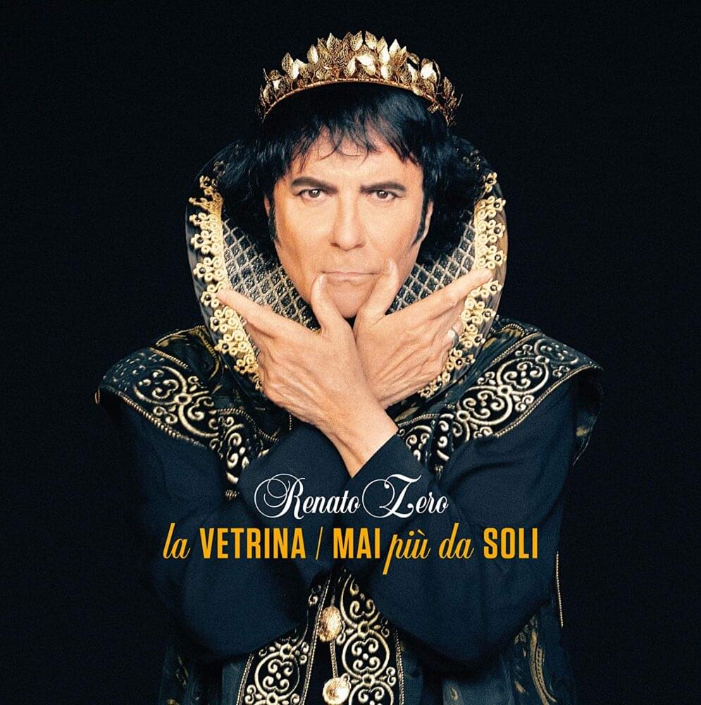 Album cover art for "La vetrina" by Renato Zero