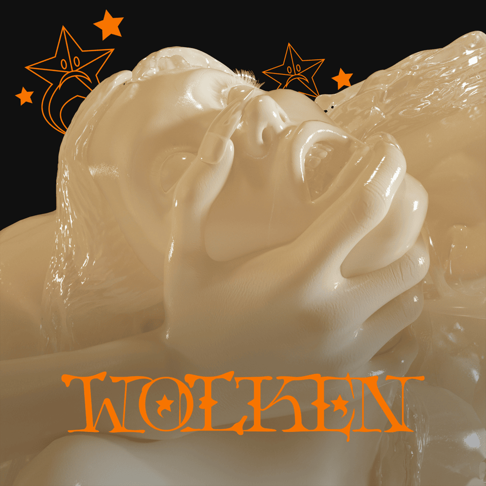Album cover art for "WOLKEN" by Haiyti