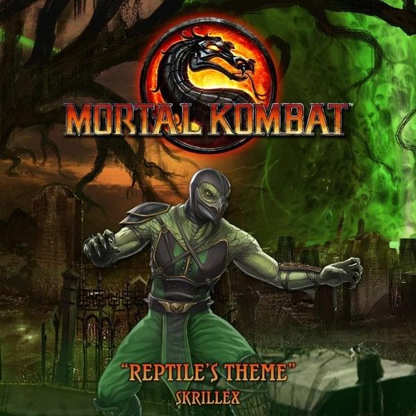 Album cover art for "Reptile’s Theme" by Skrillex