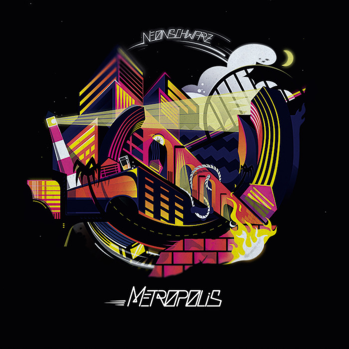 Album cover art for "Atmen" by Neonschwarz