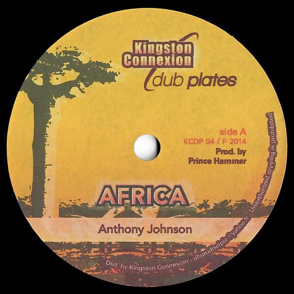 Album cover art for "Africa" by Anthony Johnson