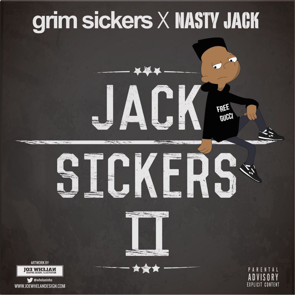 Album cover art for "Jack Sickers 2" by Grim Sickers & Nasty Jack
