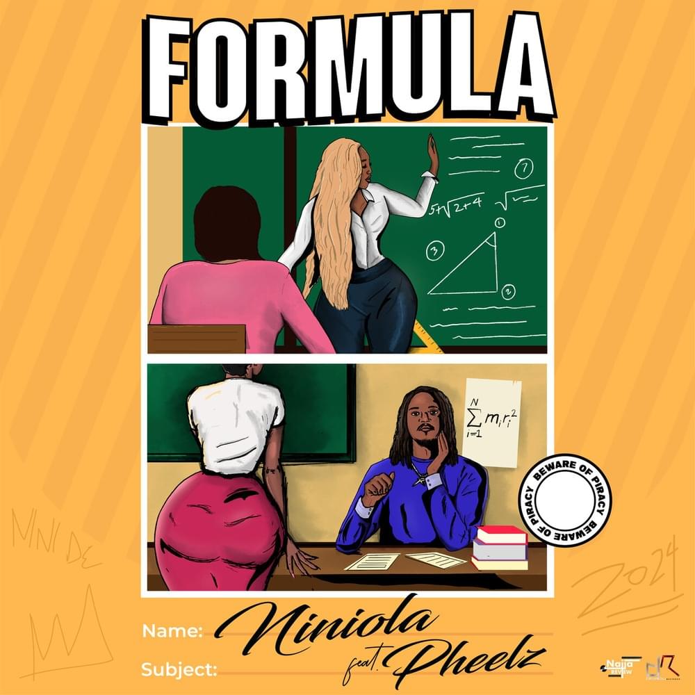 Album cover art for "Formula" by Niniola & Pheelz