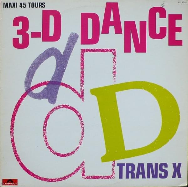 Album cover art for "3D-Dance" by Trans-X