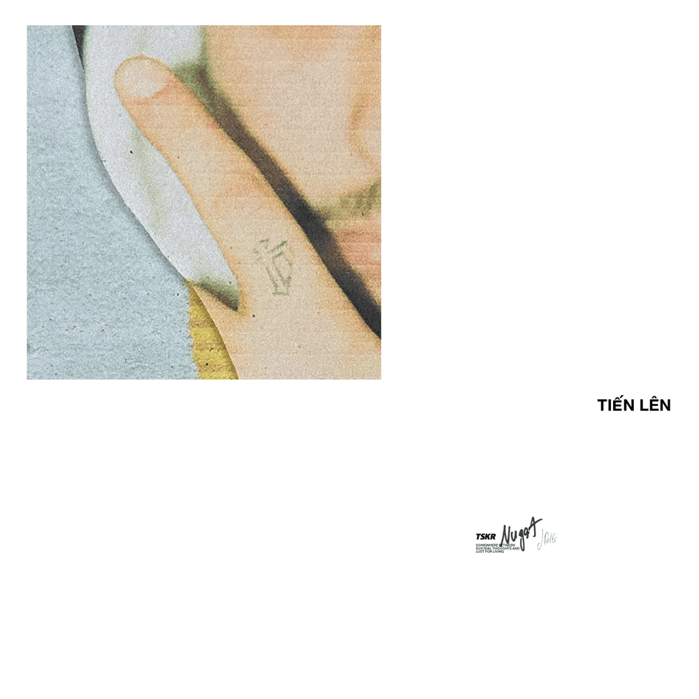Album cover art for "Tiến lên" by Nugat