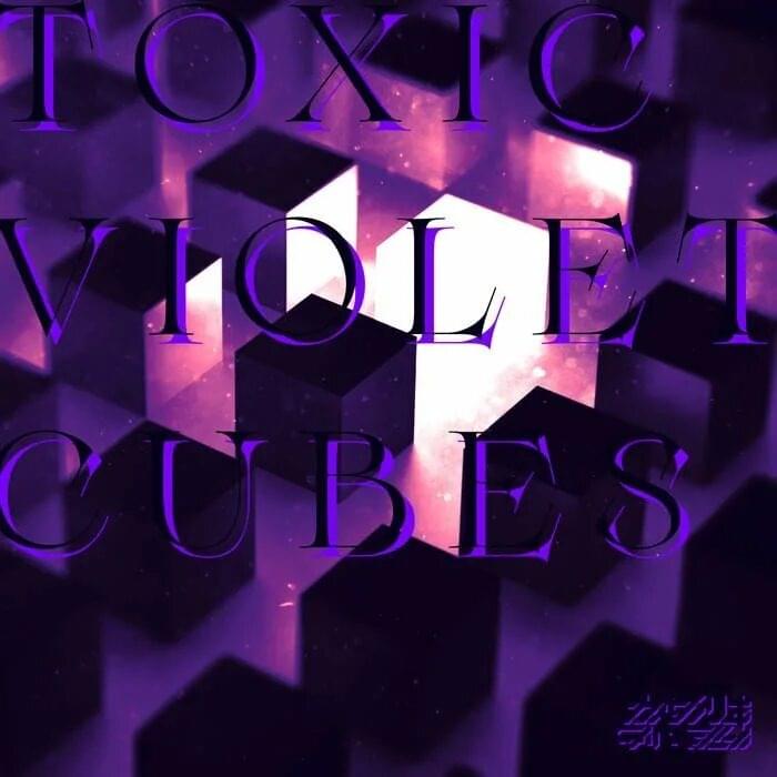 Album cover art for "Toxic Violet Cubes (2024 Revamped)" by かめりあ (Camellia)