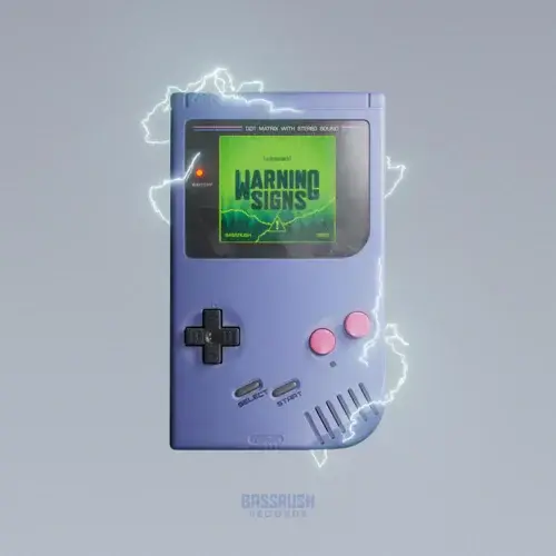 Album cover art for "warning signs" by helloworld