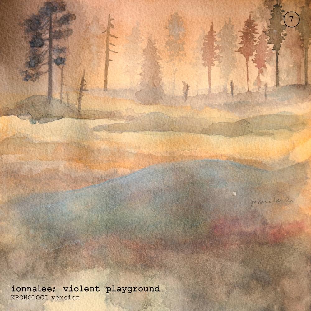 Album cover art for "violent playground (KRONOLOGI version)" by ionnalee