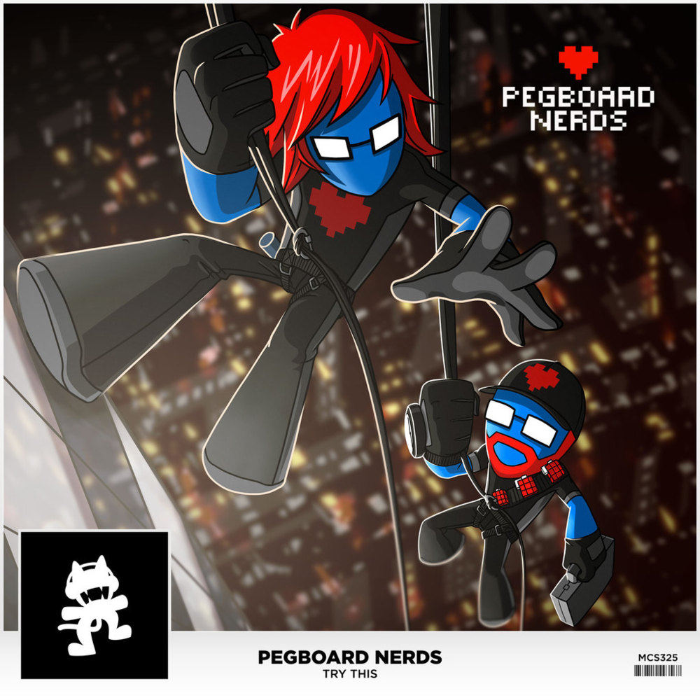 Album cover art for "Try This" by Pegboard Nerds