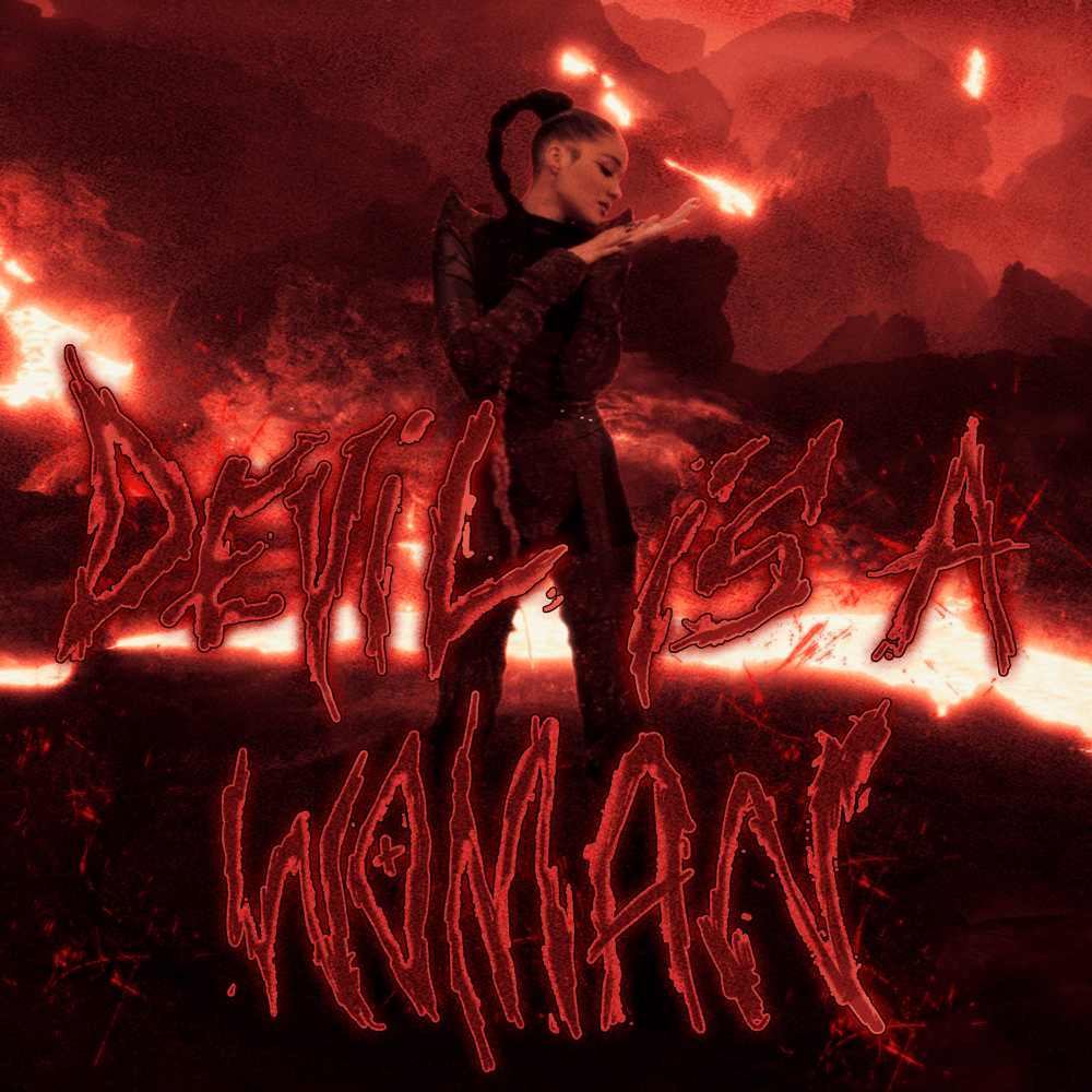 Album cover art for "Devil Is A Woman" by Cloudy June