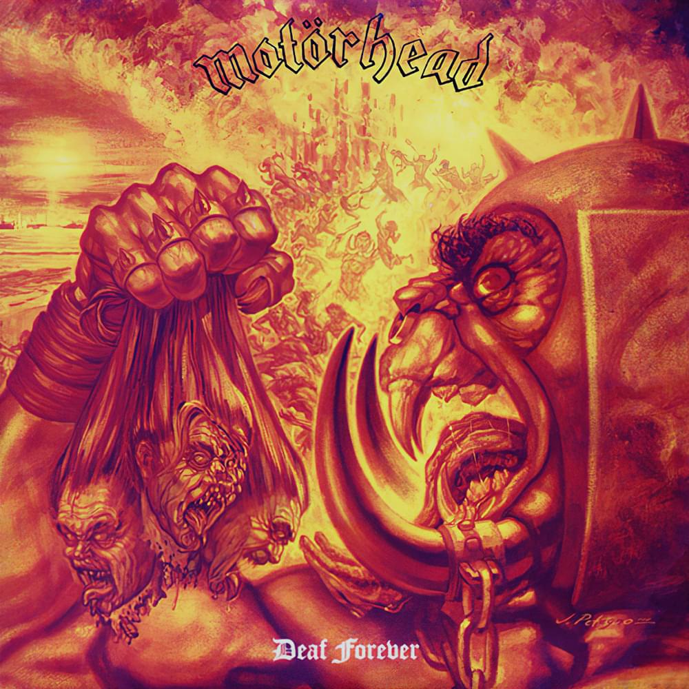 Album cover art for "Deaf Forever" by Motörhead