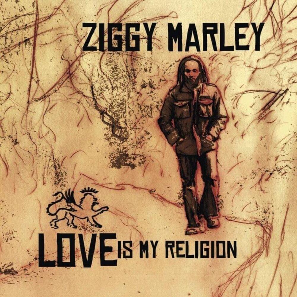 Album cover art for "Love Is My Religion" by Ziggy Marley