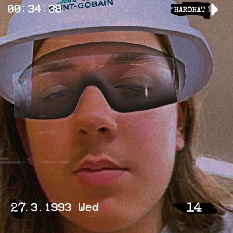 Album cover art for "HARD HAT" by chicagoland