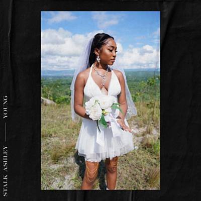 Album cover art for "Young" by Stalk Ashley