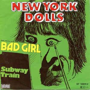 Album cover art for "Bad Girl" by New York Dolls