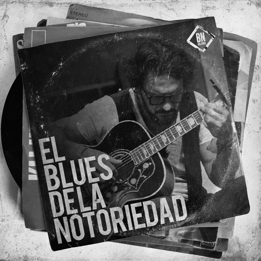 Album cover art for "Blues de la Notoriedad" by Ricardo Arjona