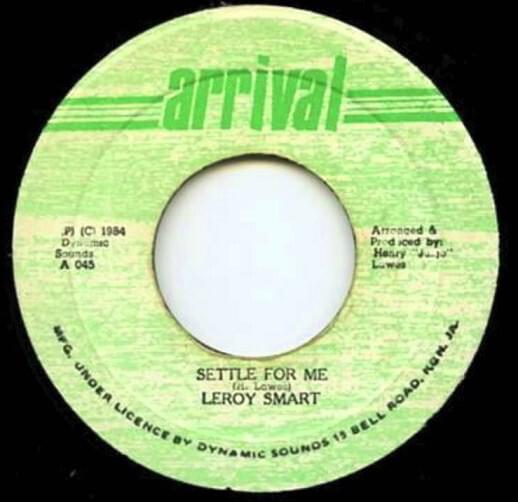 Album cover art for "Settle For Me" by Leroy Smart