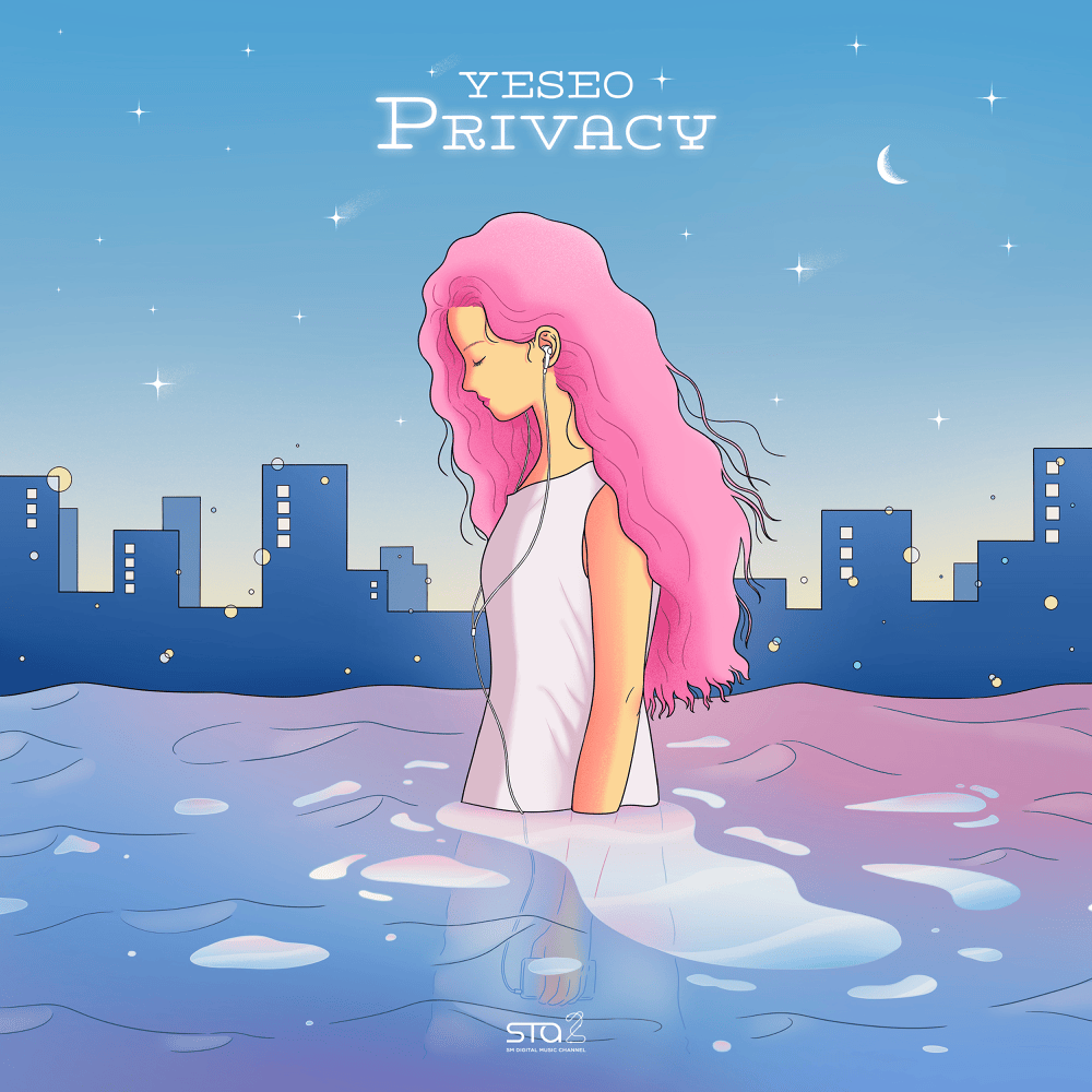 Album cover art for "Privacy" by Silly Silky (실리실키)