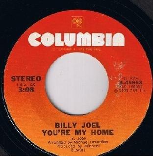 Album cover art for "You’re My Home" by Billy Joel