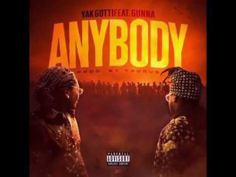 Album cover art for "ANYBODY" by Yak Gotti & SL Yayo & Gunna