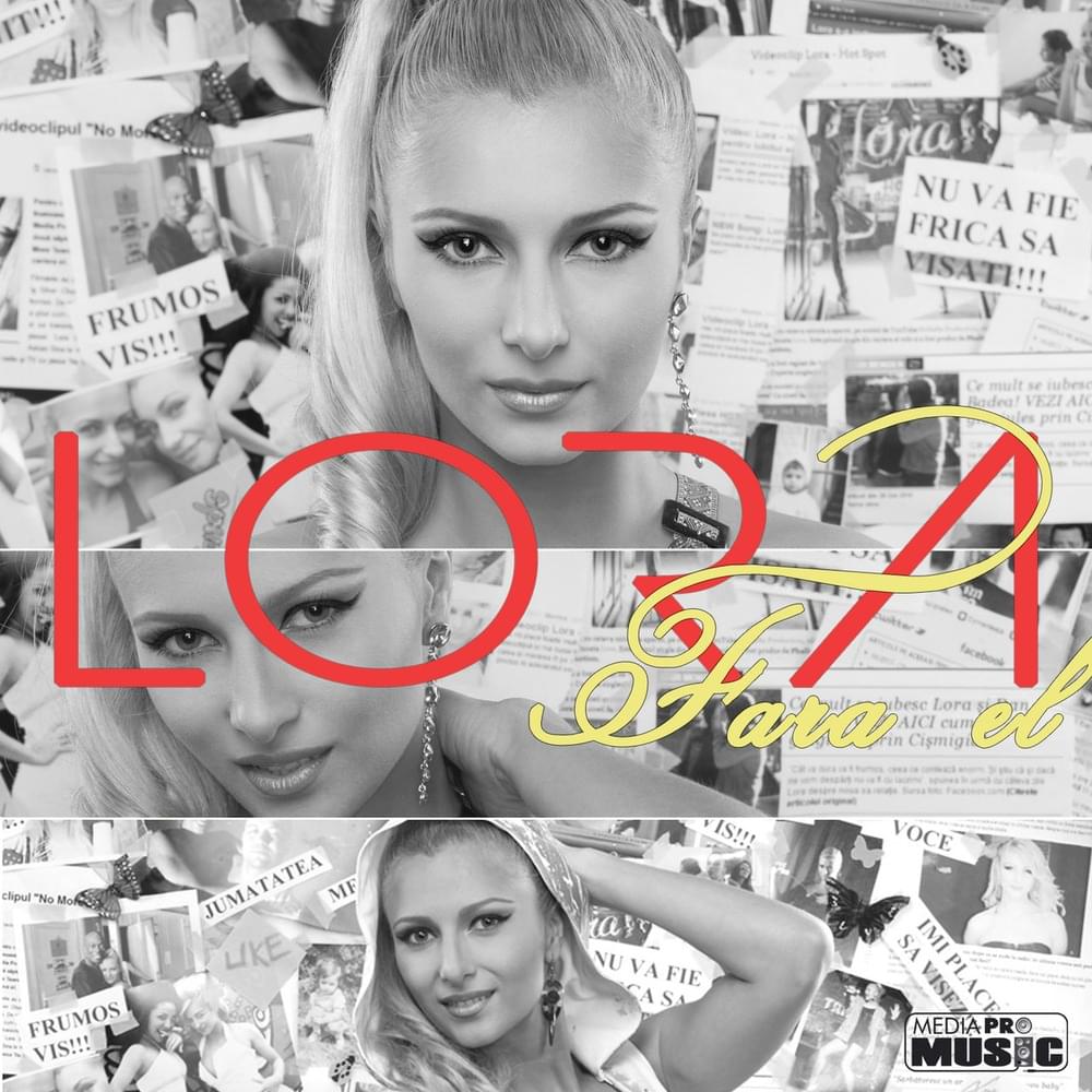 Album cover art for "Fără el" by LORA