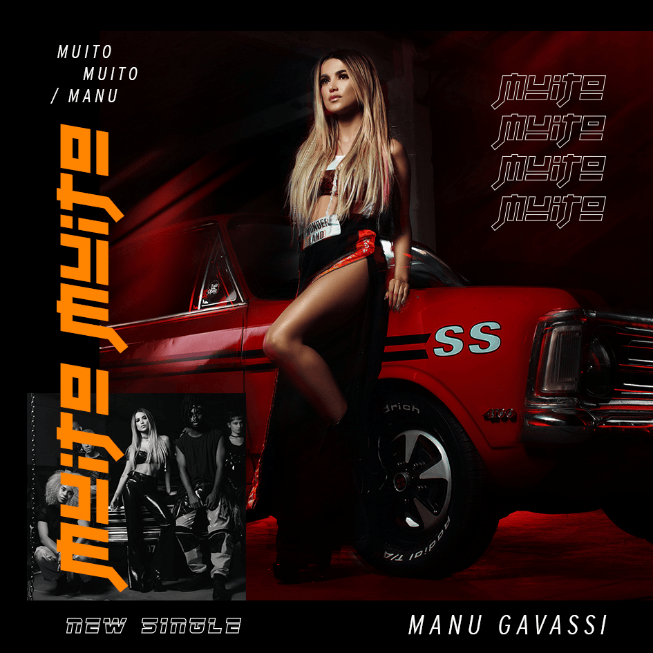 Album cover art for "Muito Muito" by Manu Gavassi