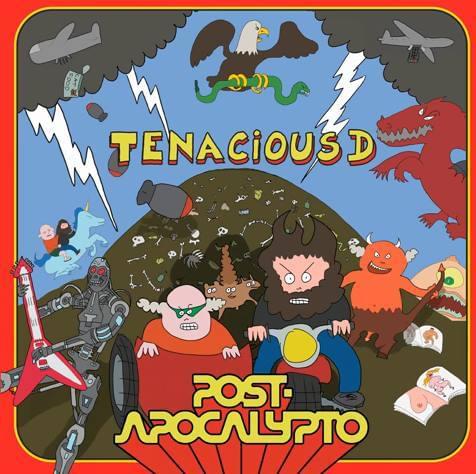 Album cover art for "POST-APOCALYPTO THEME" by Tenacious D